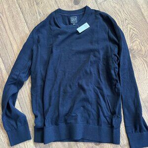 Gap Men's Blue Knit Sweater Medium NWT New With Tags